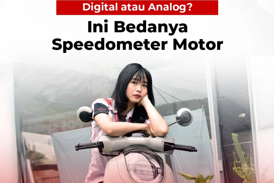 Perbandingan speedometer digital dan analog pada motor Honda modern