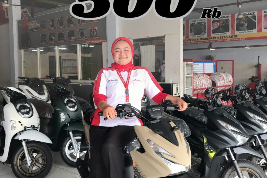 Promo Honda BeAT DP 500 Ribu di Dealer Honda Bintang Motor Ciseeng Jabodetabek.