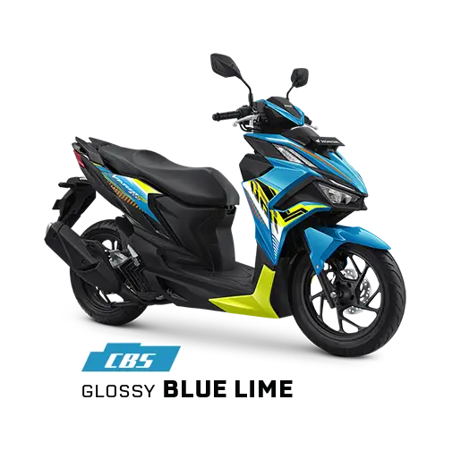 Honda Vario 160 Evo Glossy Blue Lime