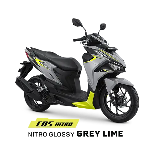 Honda Vario 160 Evo Nitro Glossy Grey Lime