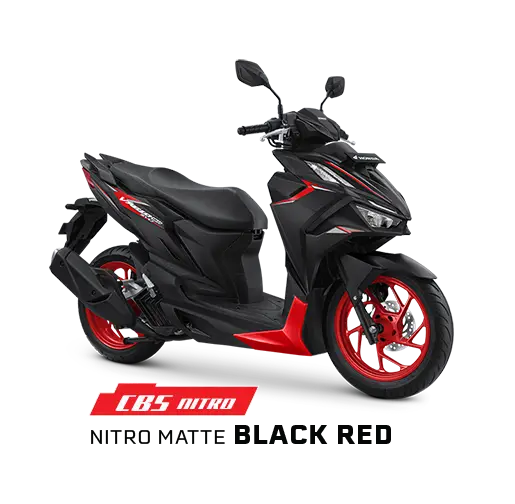 Honda Vario 160 Evo Nitro Matte Black Red
